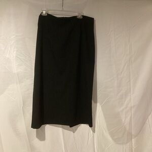 Laura Scott stretch straight black skirt size 16